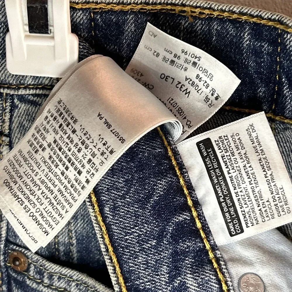 Vintage Levi's 506 Jeans 1990s Men's‎ Size 32 X 30 Vtg 90s Denim